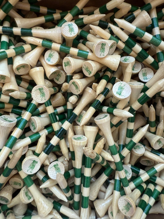 Premium Natural Wood Golf Tees 50 Pack - 2 3/4 Inch | Claddagh Greens Golf
